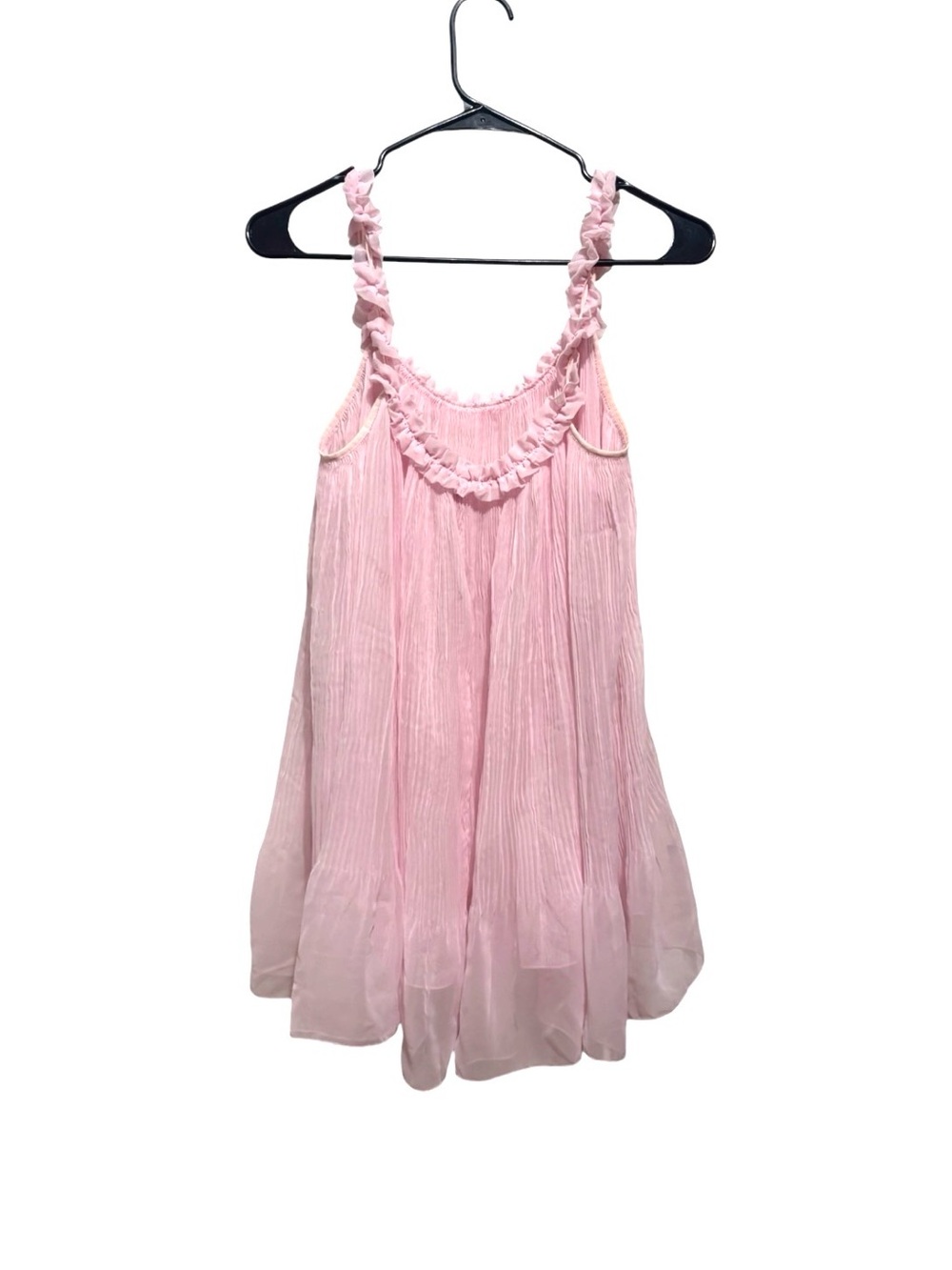 Sabrina Carpenter Victoria's Secret pink pleated babydoll slip dress - Picture 3 of 6